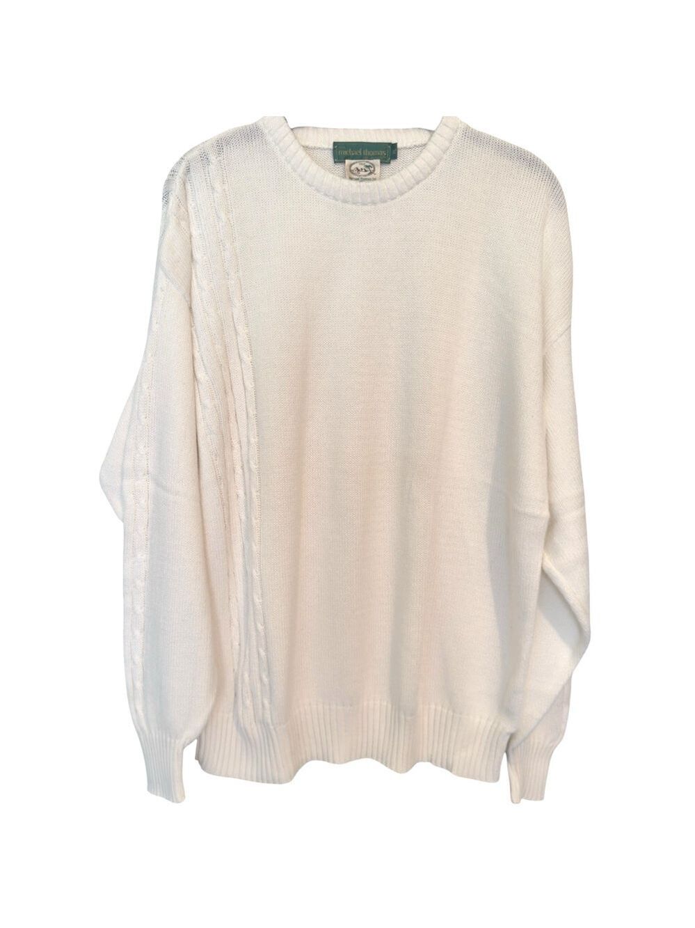 Vintage Michael Thomas Collection Sweater 100% Egyptian Nile Cotton Mens XL